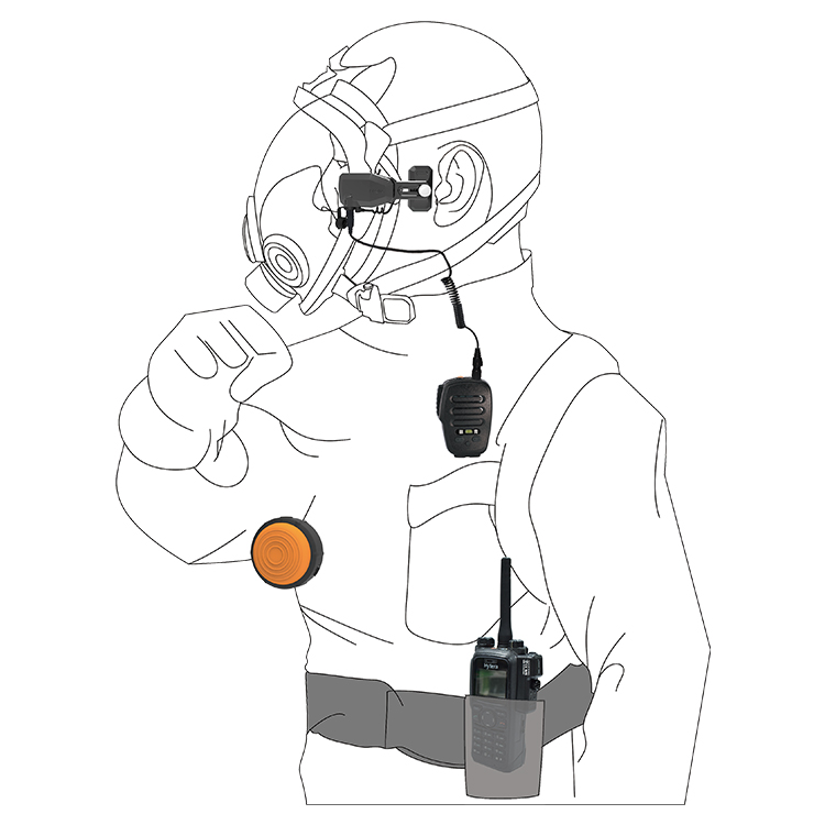 DKH3BFDB6 Mask-mounted Bluetooth Bone Conduetion Communication System